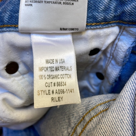 Agolde Riley Jeans Distressed - Picture 7 of 7